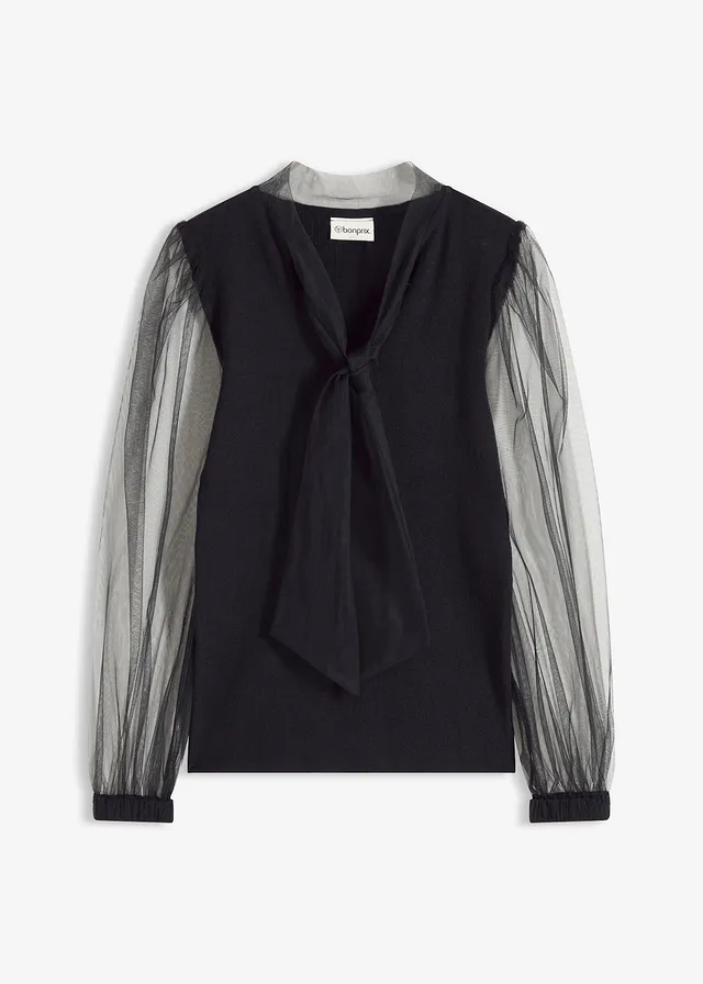 Pulóver z padavého viskózového mixu