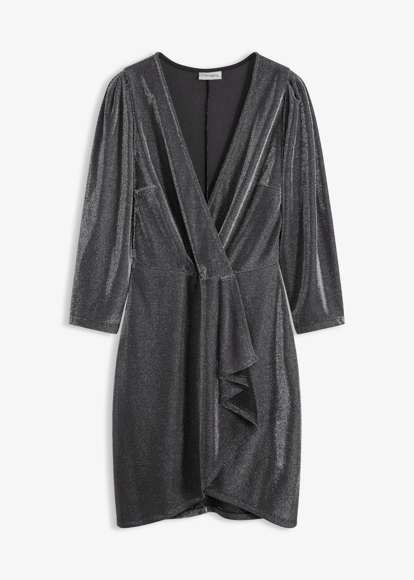 Žerzejové šaty • černá • bonprix obchod