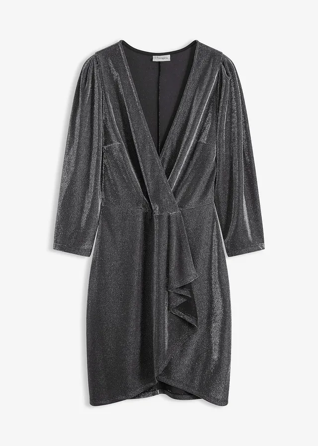 Robe en jersey • noir • Boutique bonprix
