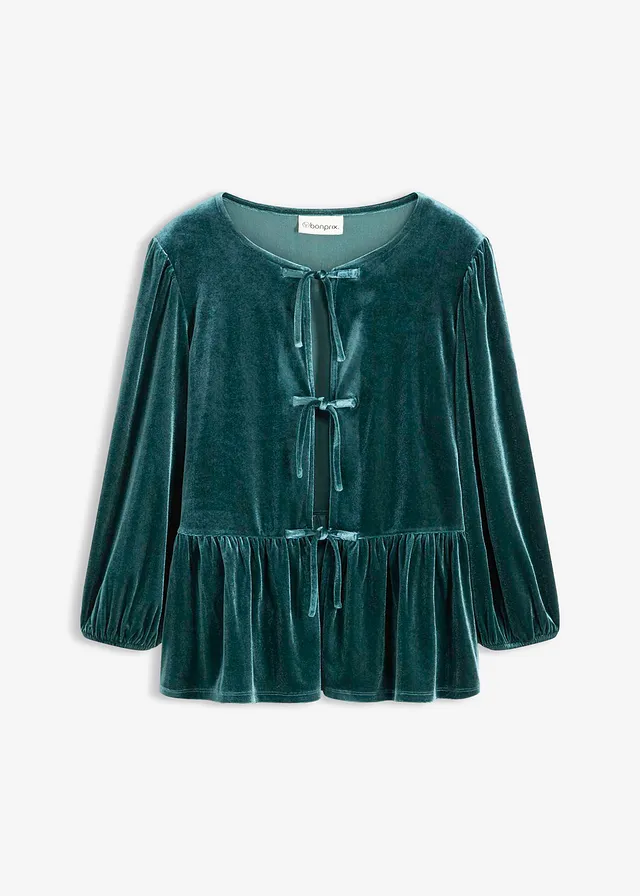 T-shirt manches longues • vert profond • Boutique bonprix