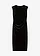 Robe midi, Couleur: noir