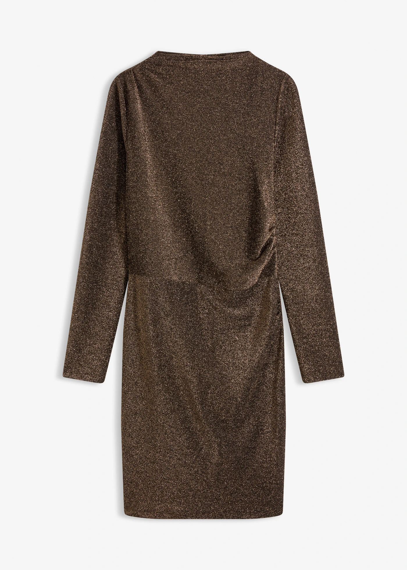 Robe en jersey • noir/doré • Boutique bonprix