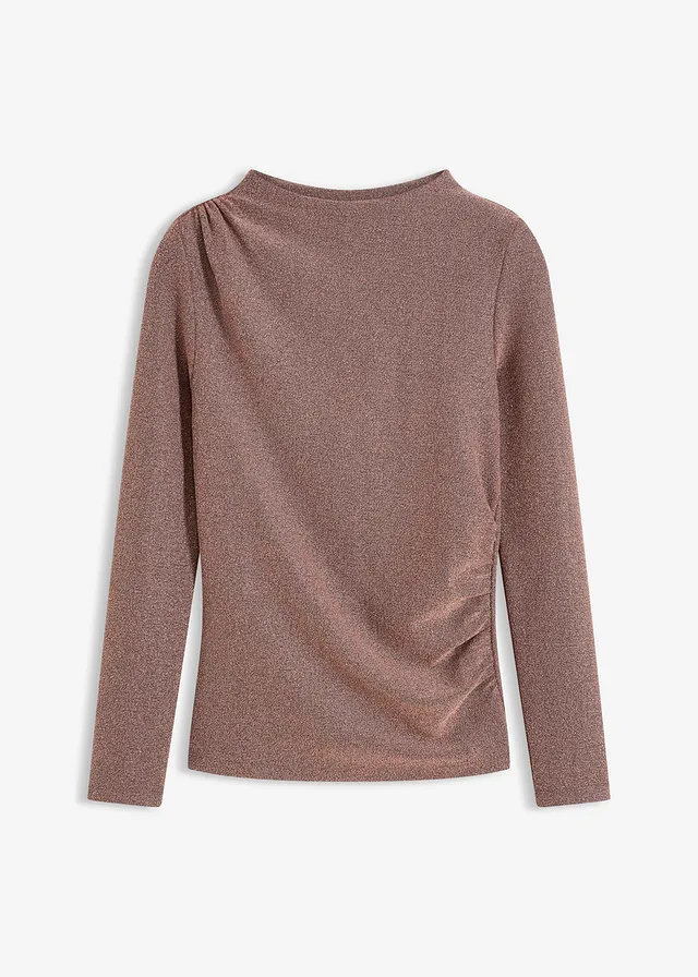 Triko • hnědá-růžovozlatá • bonprix obchod