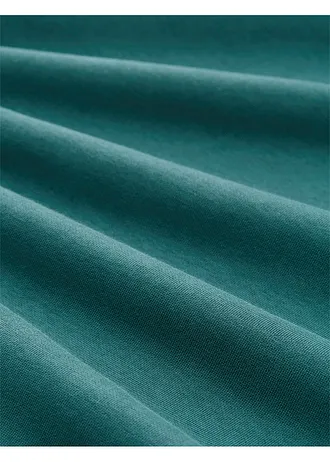 Mikina s kapucí značky Tom Tailor • tmavě zelená s potiskem • bonprix obchod