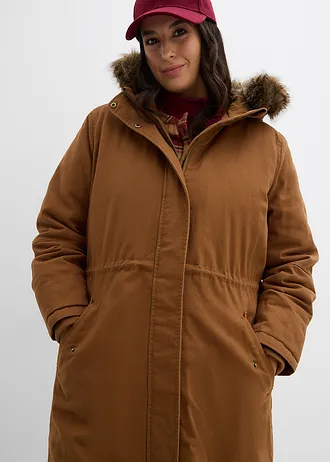 Lange parka • inktblauw plus size • bonprix online shop
