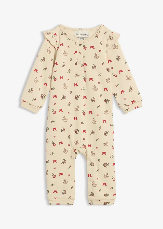 Salopetă de bebe din bumbac organic 100%