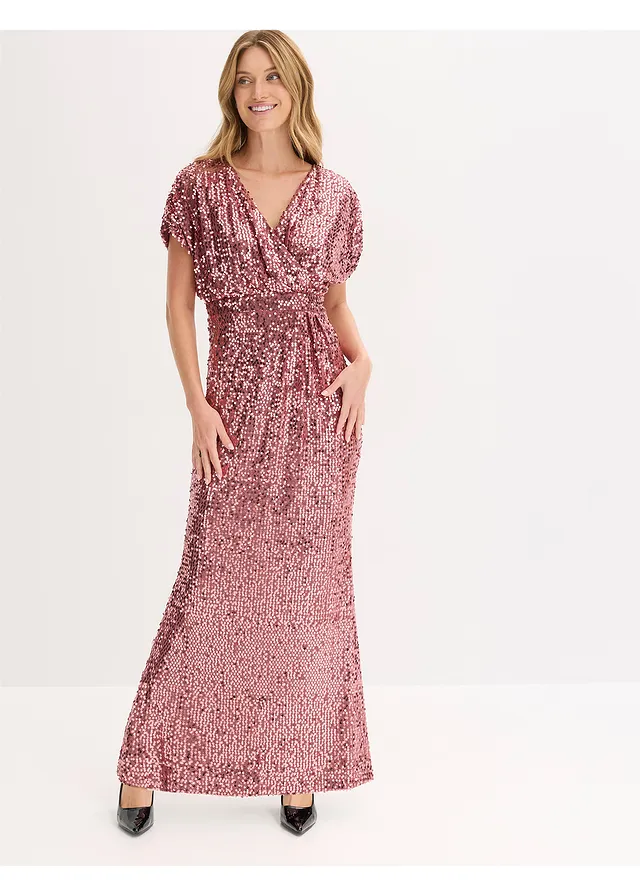 Paillettenjurk, Kleur: donkerroze