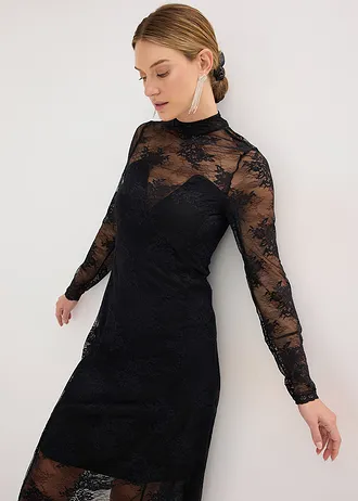 Robe à dentelle • noir • Boutique bonprix