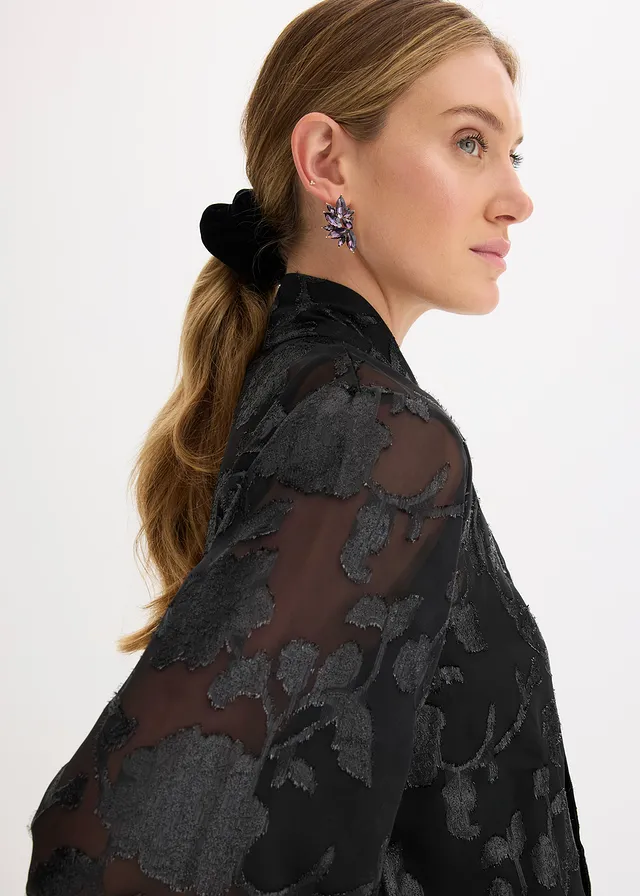 Blouse ample à broderies • noir • product-page.page-title-suffix