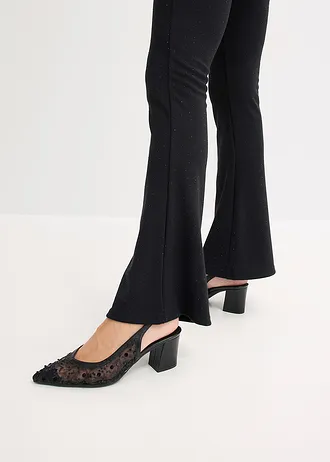 Legging kényelmes Punto di Roma anyagból • fekete • bonprix áruház