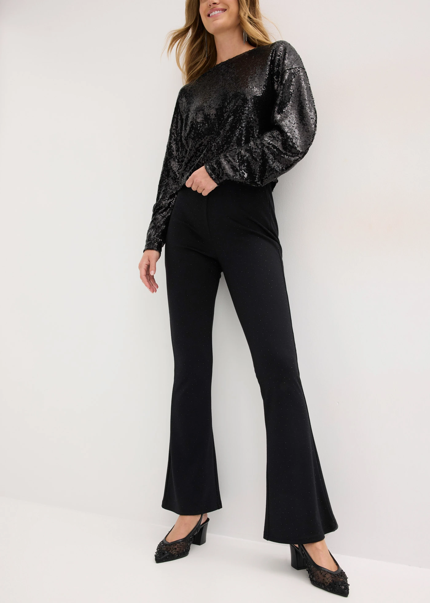 Legging confortable en jersey milano • noir • Boutique bonprix