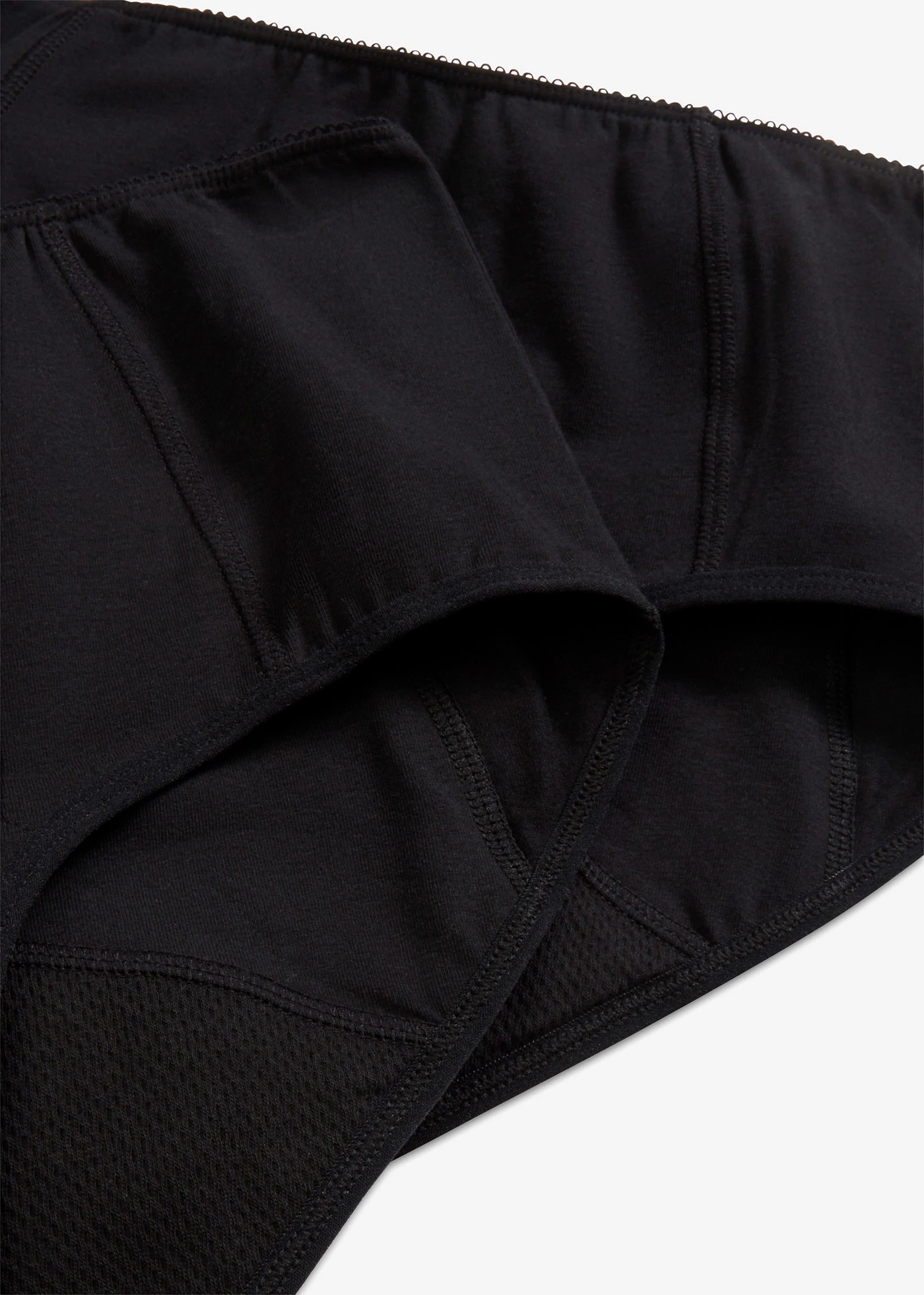 Figi menstruacyjne maxi o średniej chłonności (2 pary) • czarny • sklep bonprix