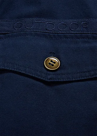 Winterjas van katoen met teddy voering • donkerblauw • bonprix online shop