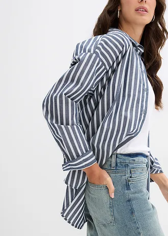 Džíny Wide Leg, Mid Waist • světle modrý denim used • bonprix obchod