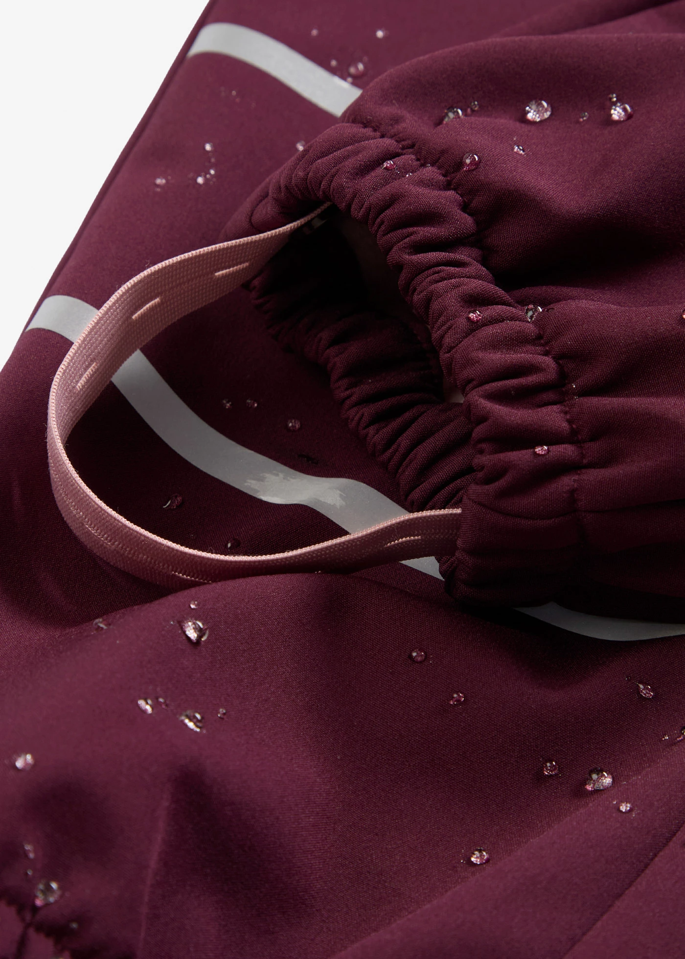 Voděodolné softshellové termo kalhoty s laclem do deště • vínovo-popelavě růžová • bonprix obchod