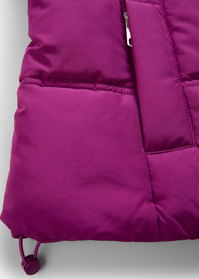 Korte gewatteerde jas • donkerfuchsia • product-page.page-title-suffix