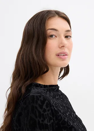 Longsleeve van jersey • zwart • bonprix online shop