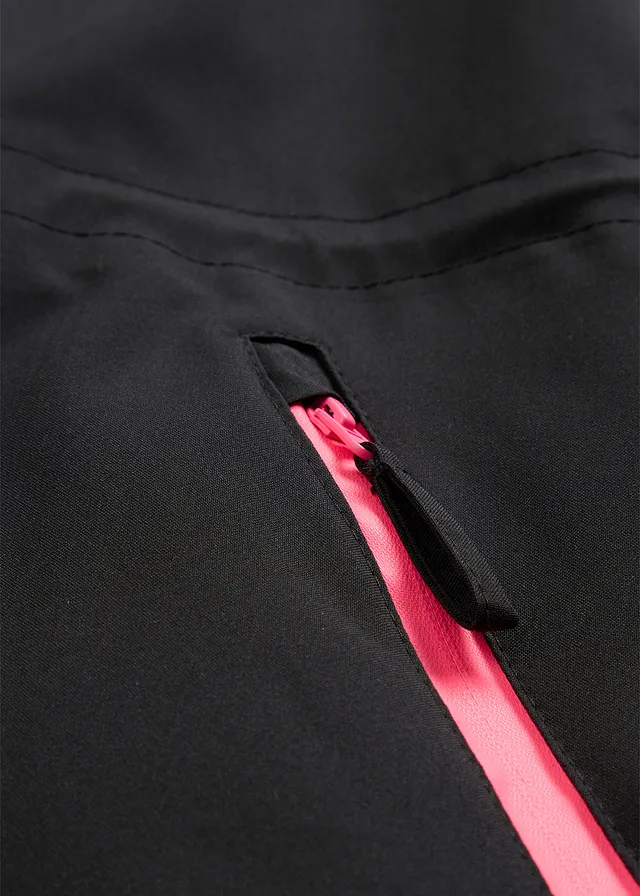 Parka de ski imperméable à détails sportifs • noir-rose fluo • product-page.page-title-suffix