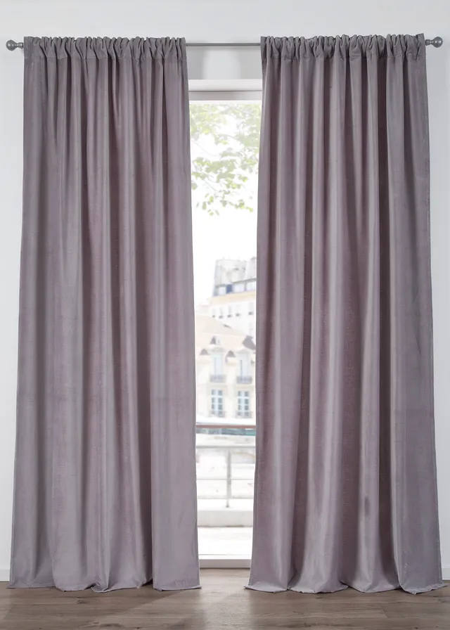 Draperie din catifea din bumbac organic (1 buc.)