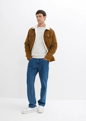 Lot de 2 sweats, Couleur: indigo chiné + écru chiné