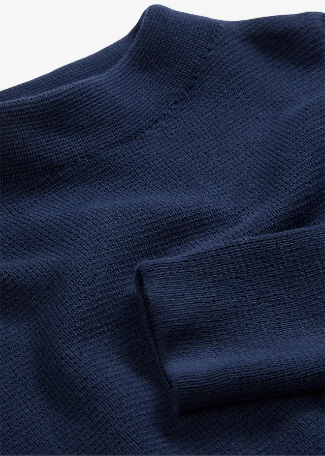 Pull à col montant • bleu foncé • product-page.page-title-suffix