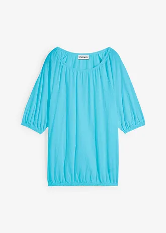 Tričko z čisté organické bavlny • karibsky modrá • bonprix obchod