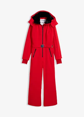 Vízlepergető, melegen bélelt, Softshell sí együttes • lávapiros • bonprix áruház