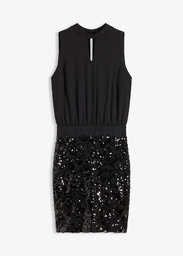 Robe avec jupe à sequins