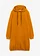 Robe sweat en coton mélangé, Couleur: fauve