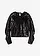 Longsleeve met pailletten, Kleur: zwart
