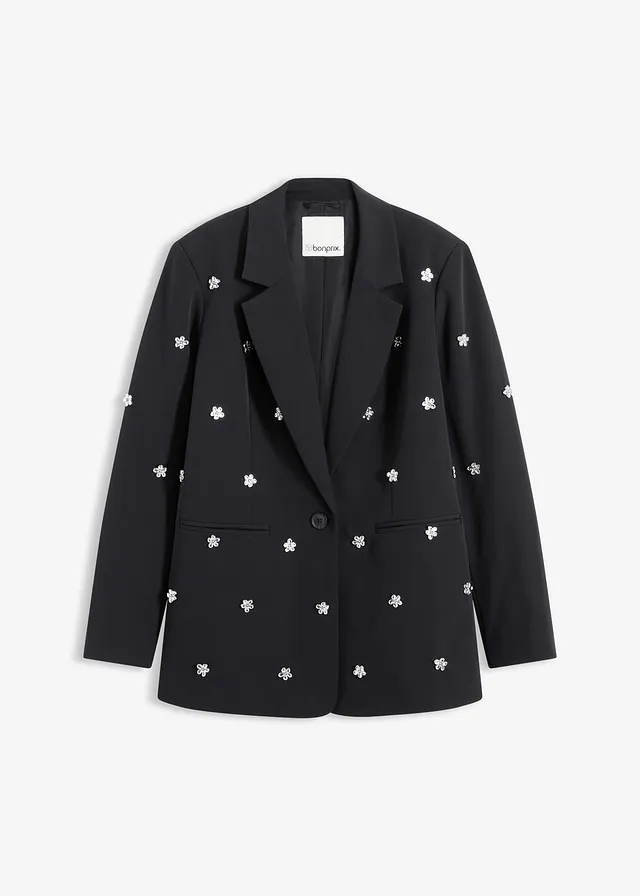 Oversize blejzer • čierna • obchod bonprix