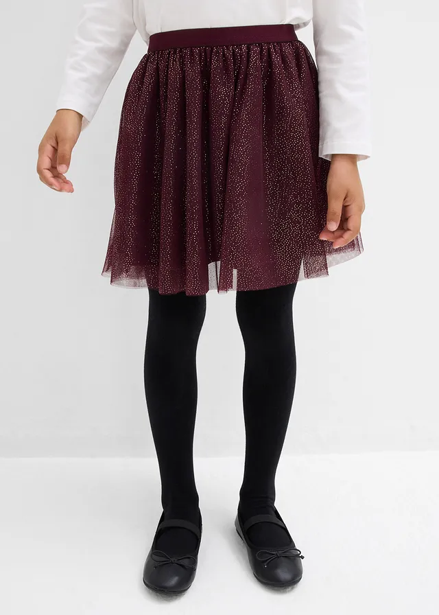Minirok van tule • wijnrood • product-page.page-title-suffix