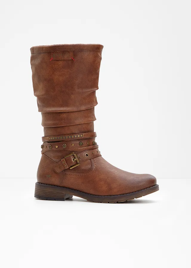 Bottes Mustang • cognac • Boutique bonprix