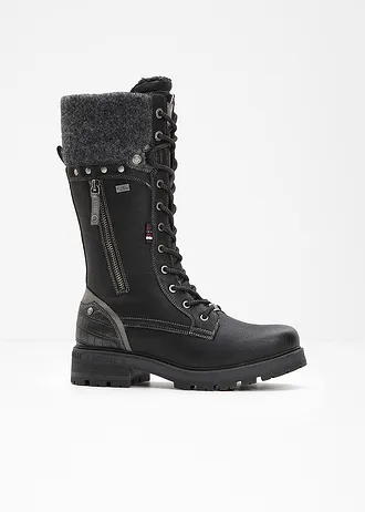 Šnurovacie čižmy Mustang • čierna • obchod bonprix