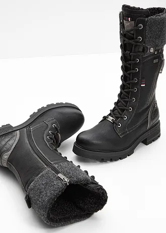 Ghete Mustang cu șiret • negru • magazin bonprix