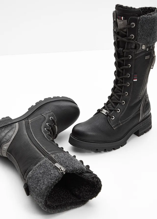 Bottes à lacets Mustang • noir • product-page.page-title-suffix