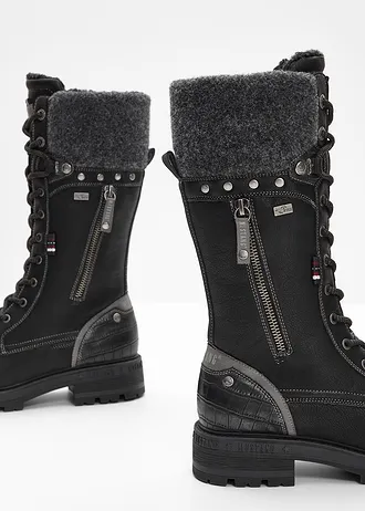 Ghete Mustang cu șiret • negru • magazin bonprix