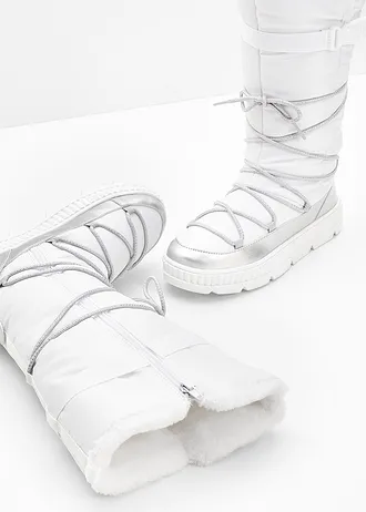Boots de randonnée • blanc-argenté • Boutique bonprix