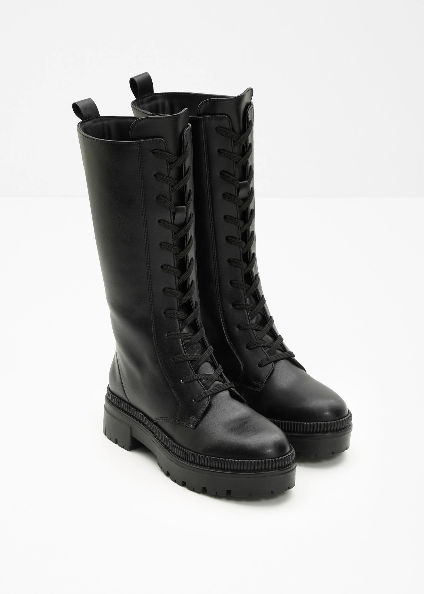Bottes à lacets • noir • Boutique bonprix
