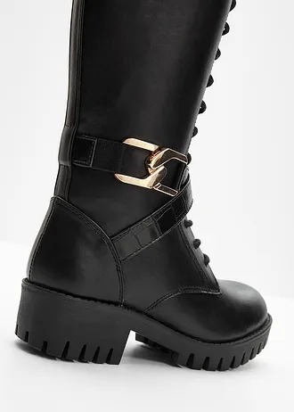 Bottines à lacets • noir • Boutique bonprix