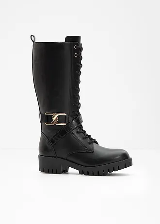 Bottines à lacets • noir • Boutique bonprix