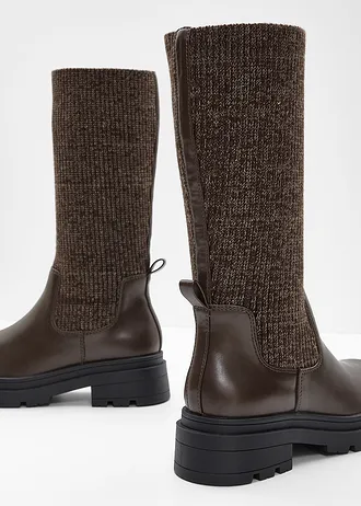 Bottes • marron foncé • Boutique bonprix