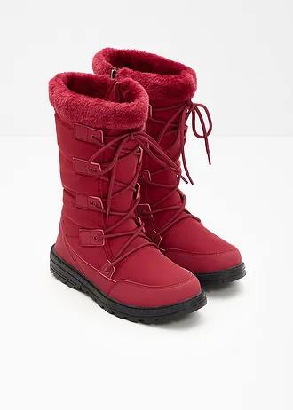 Veterboots • donkerrood • bonprix online shop