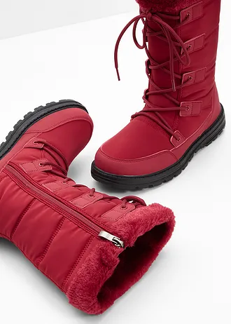 Veterboots • donkerrood • bonprix online shop