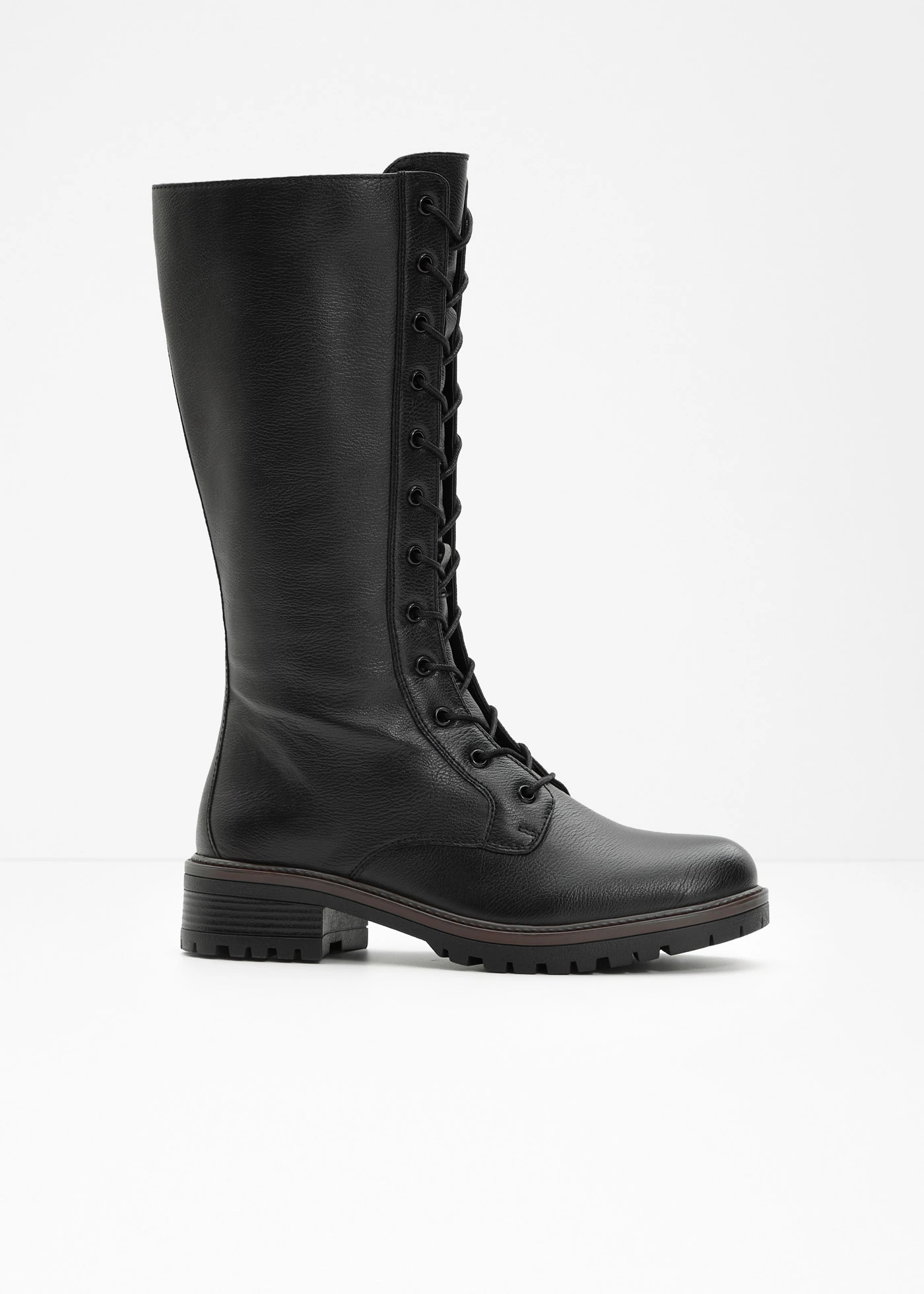 Bottes à lacets • noir • Boutique bonprix