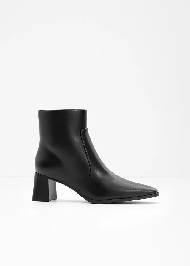 Bottines à talon carré