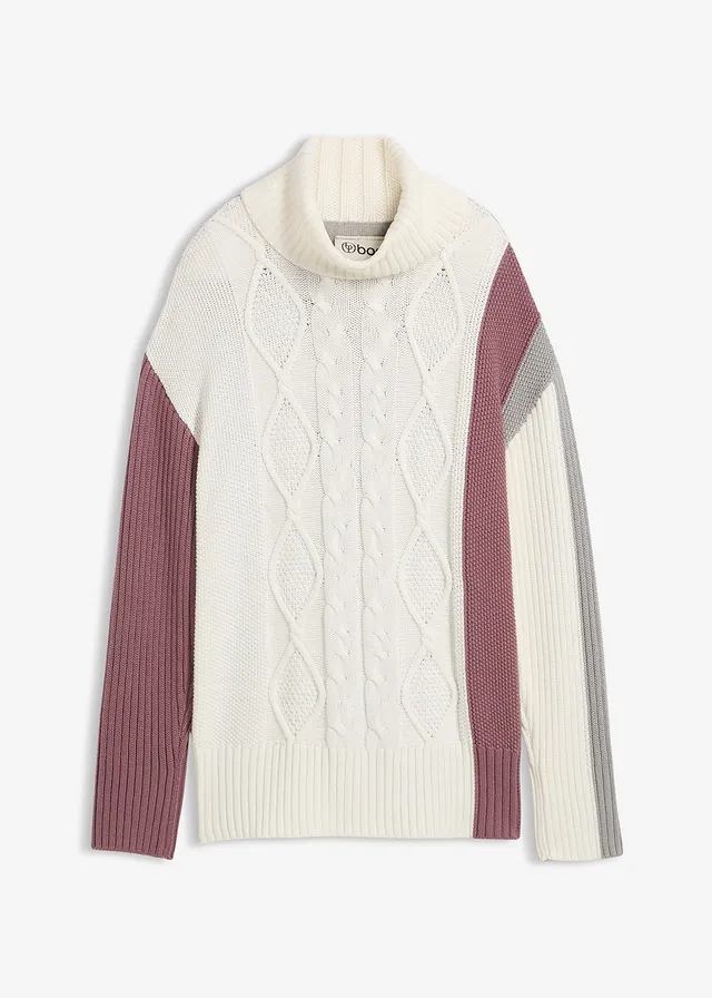 Sweter z golfem - Bonprix