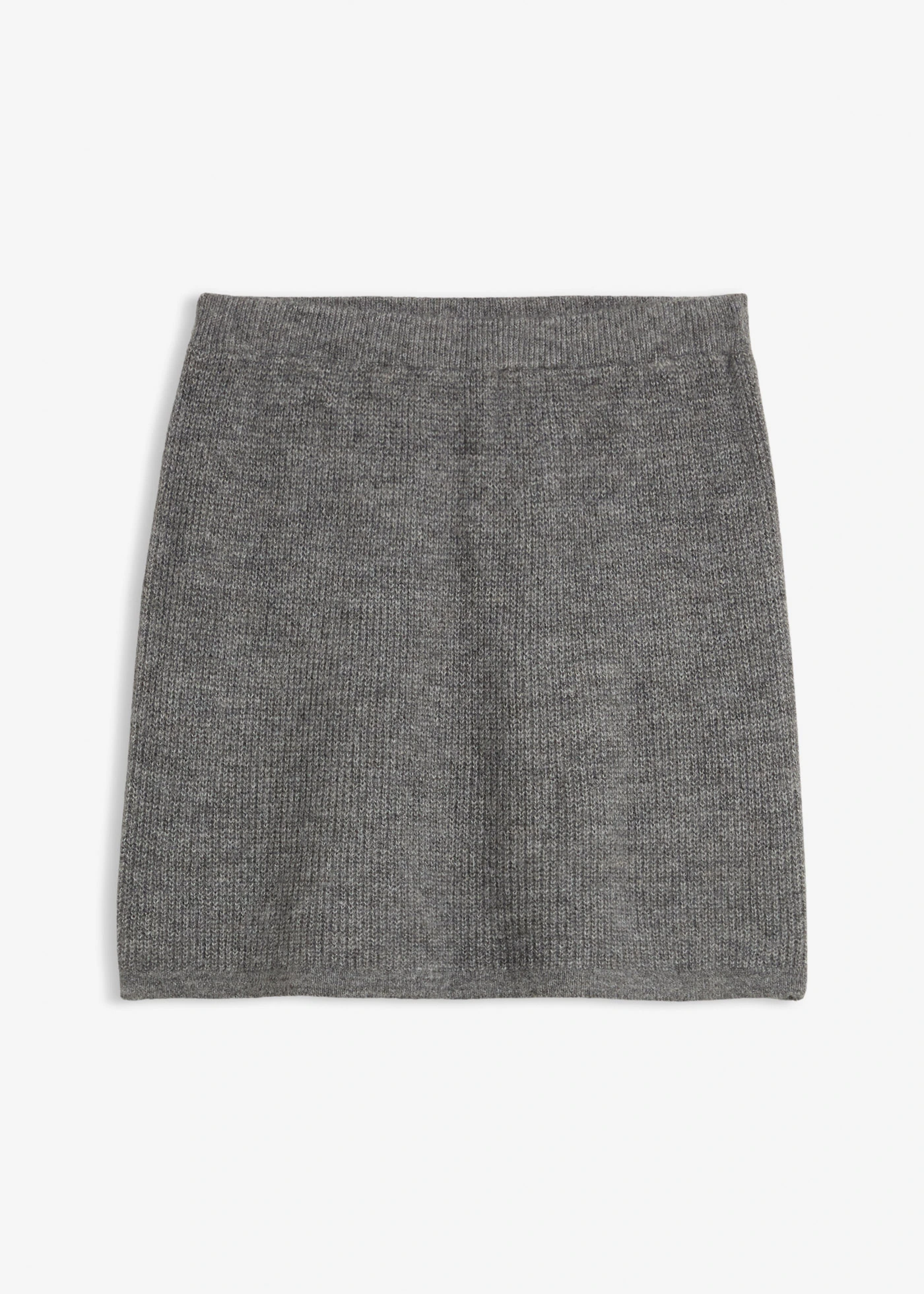 Krátká pletená sukně • antracitová melír • bonprix obchod