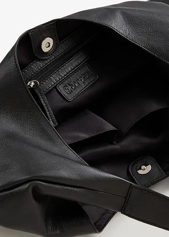 Cabas en cuir premium • noir • Boutique bonprix