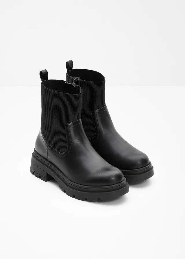 Chelsea boots, Kleur: zwart